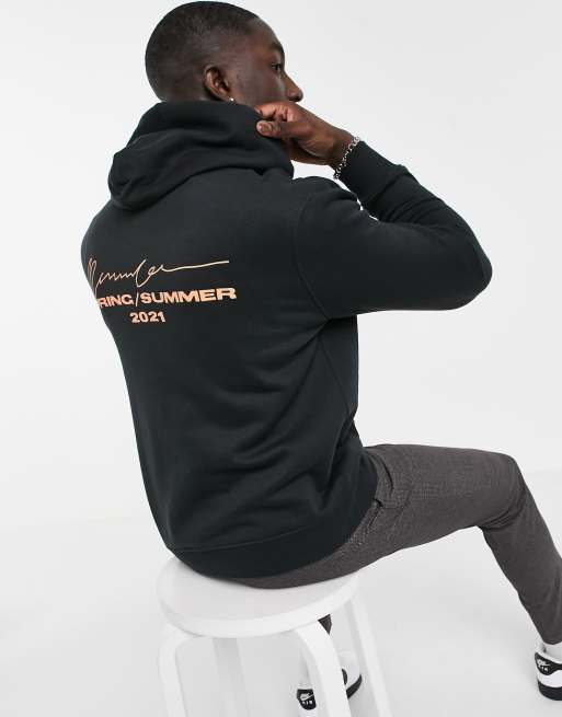 Mennace essential regular hoodie in black ASOS