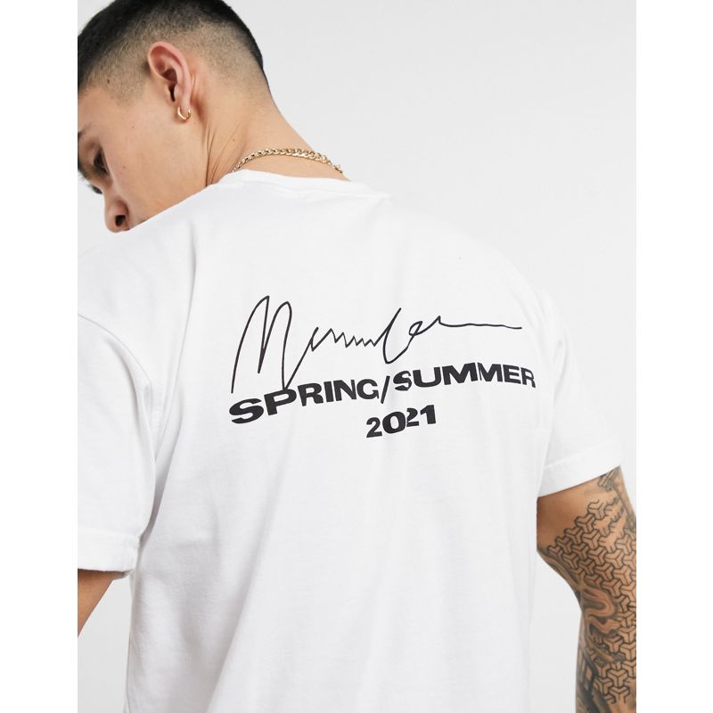Mennace – Essential – T-Shirt in normaler Passform in Weiß