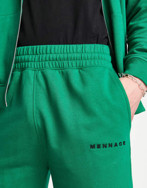 Mennace essentials joggers in forest green