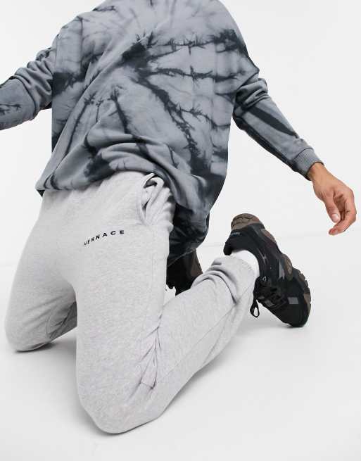 Mennace - Essential - Completo sportivo in felpa grigio mélange, 3 di 3