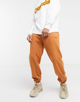 burnt orange joggers