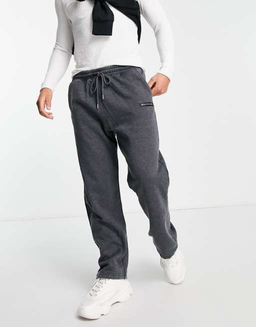 Mennace COURTSIDE - Tracksuit Bottoms - Light Grey Good quality - Mennace  Shop Online