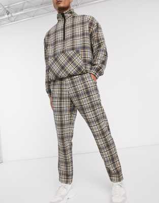 plaid co ord set