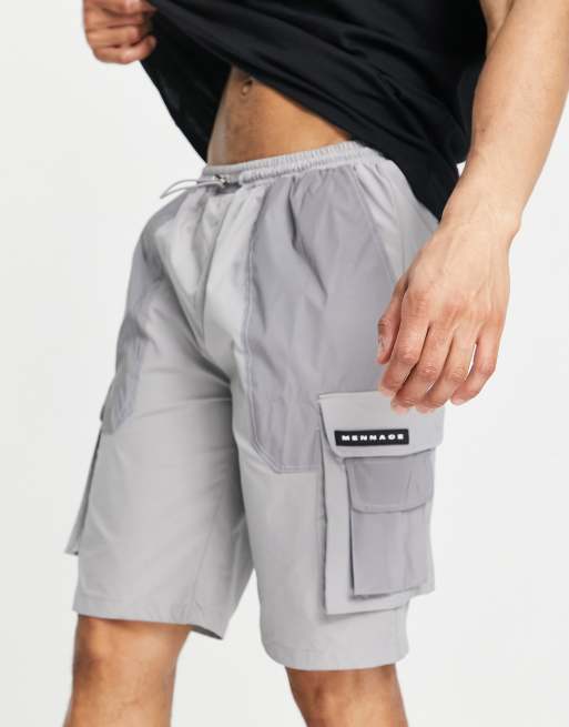 Reflective best sale cargo shorts