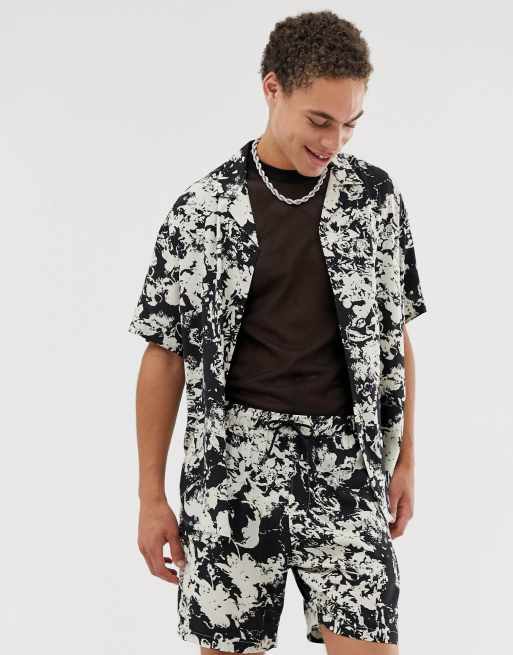 Mennace - Combi-set met spetterprint , 2 van 3