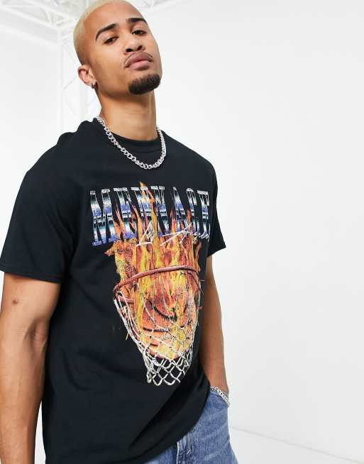 Oversized Basketball Graphic Graphic T-Shirt