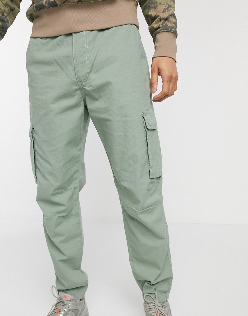 Mennace - Pantaloni multitasche verde salvia