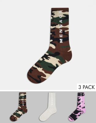 mens nike camo socks