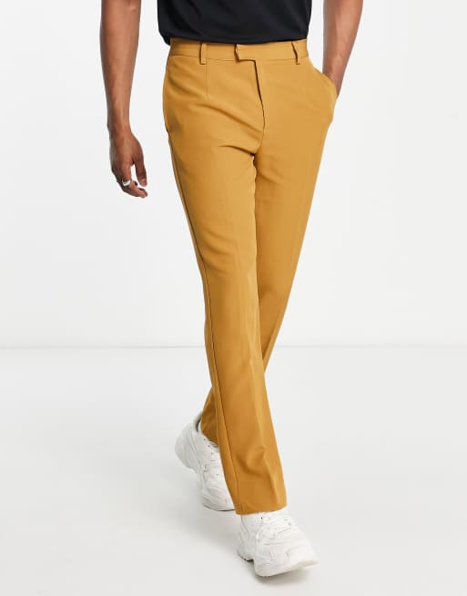 Dark on sale yellow trousers