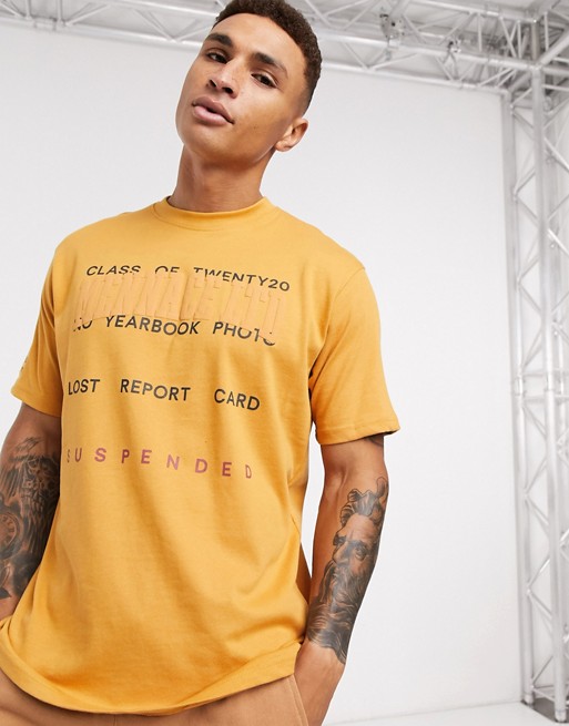 Mennace t-shirt with class of 2020 print