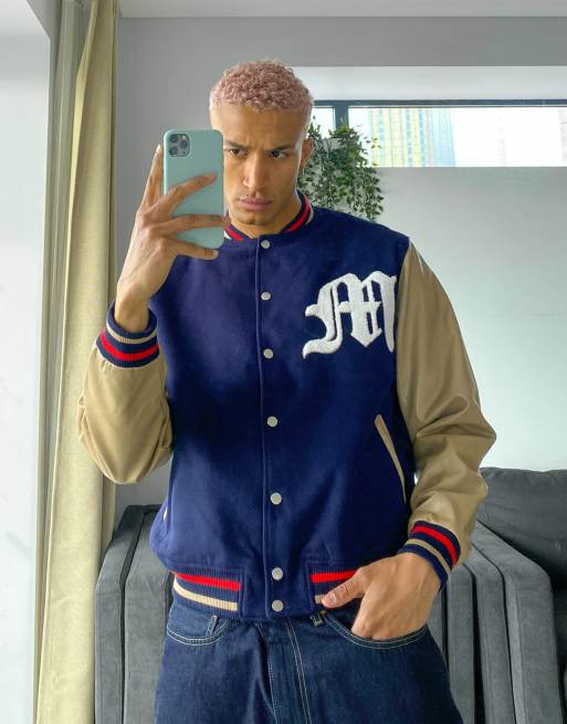 Varsity jacket fit sale