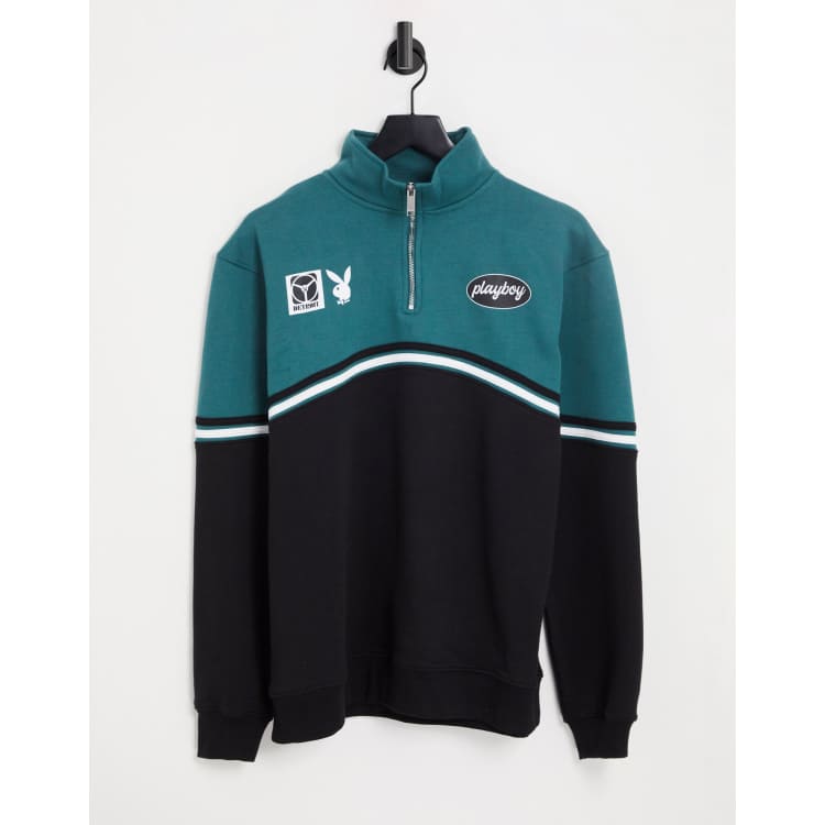 Playboy half zip sweatshirt sales