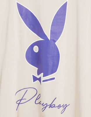 T-shirt color crema con stampa del logo sul petto e sul retro-Bianco - Mennace T-shirt donna  - immagine3