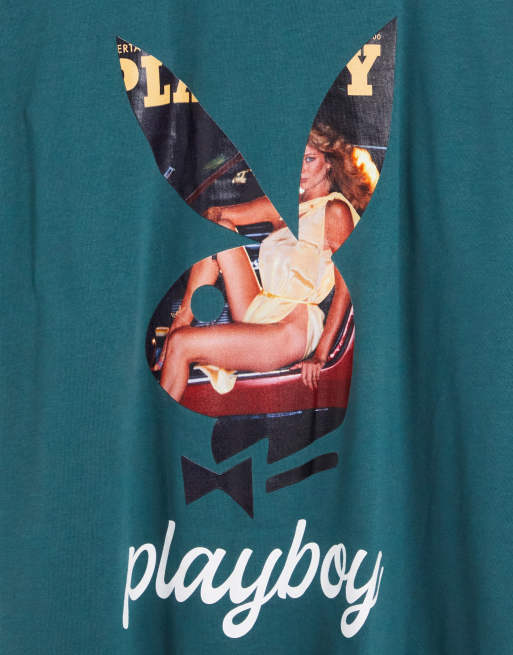 Mennace X Playboy Oversized T-shirt in Brown for Men