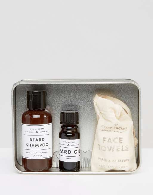 Men's Society - Kit per lavare la barba, 4 di 4