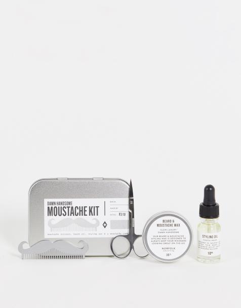 Men's Society Moustache Grooming Kit