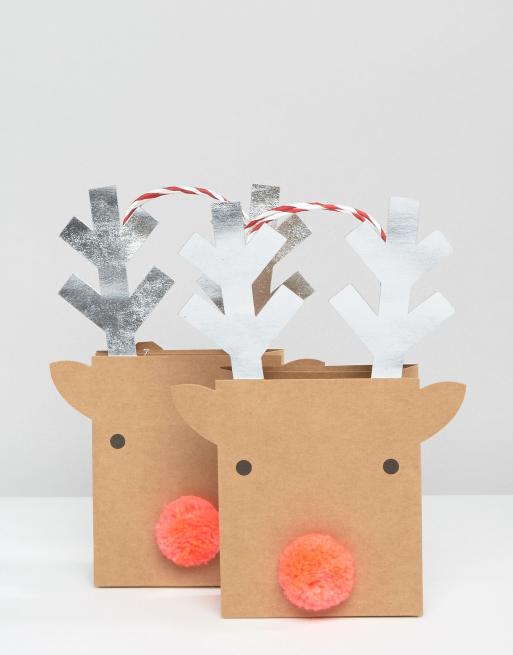 Meri Meri Reindeer Small Gift Bags