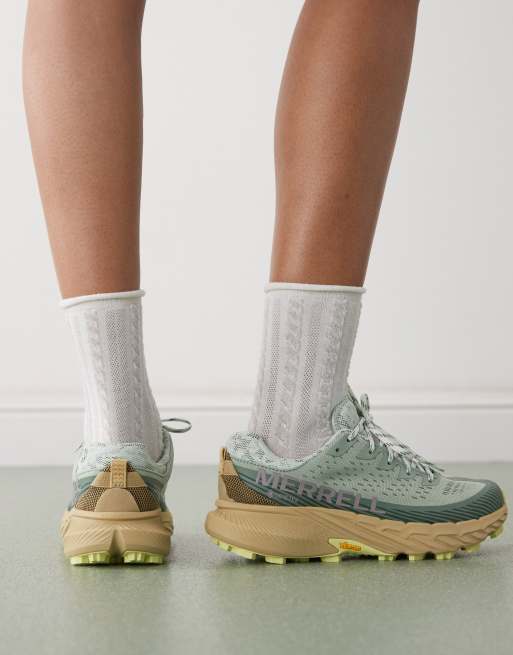 Merrell agility peak 5 gtx sneakers in sage, 5 of 5
