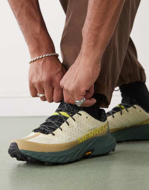 Merrell - Agility Peak 5 - Sneakers i beige og grå, 4 af 5