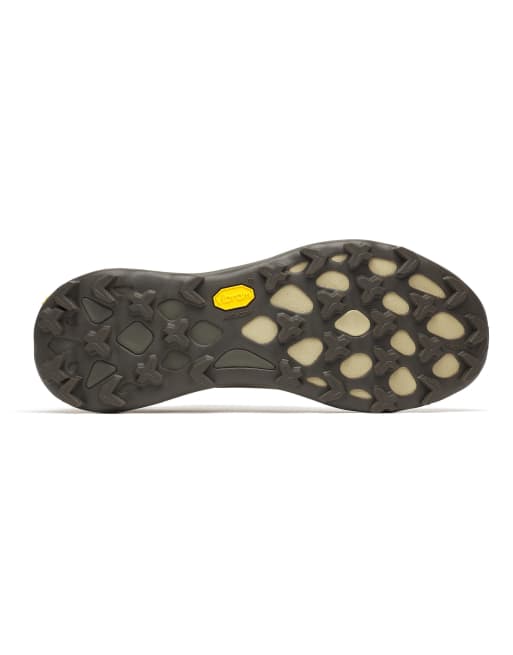 Merrell Agility peak 6 running shoe in light brown, 3 of 4