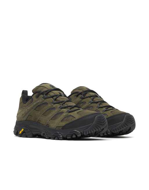 Merrell Moab 3 trainers in dark moss, 2 of 5