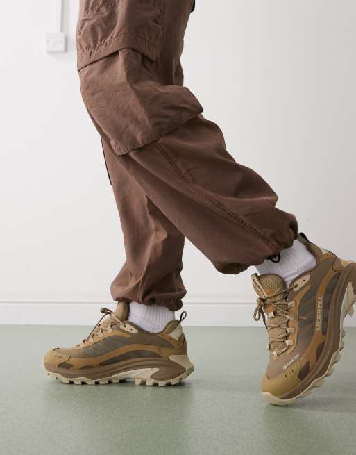Merrell moab speed 2 gtx sneakers in beige | ASOS