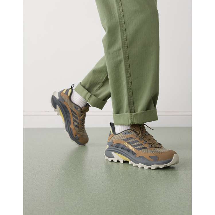 Merrell Moab Speed 2 GTX sneakers in brown | ASOS