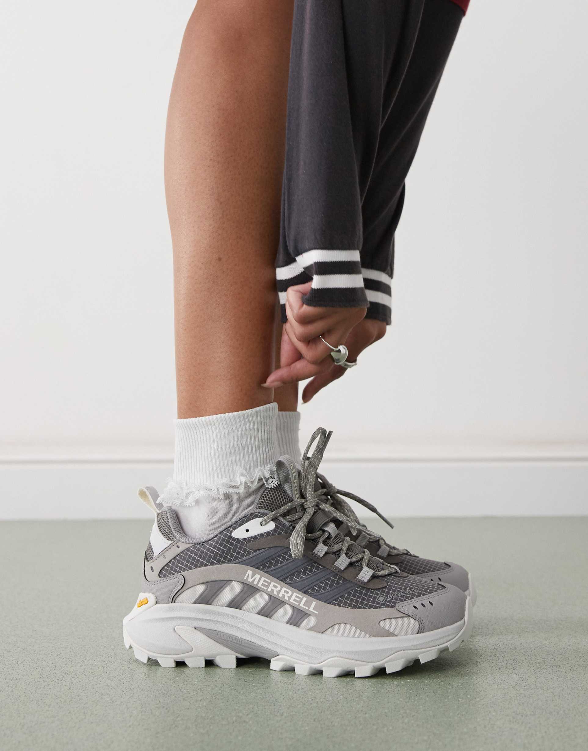 merrell moab speed 2 gtx sneakers in charcoal