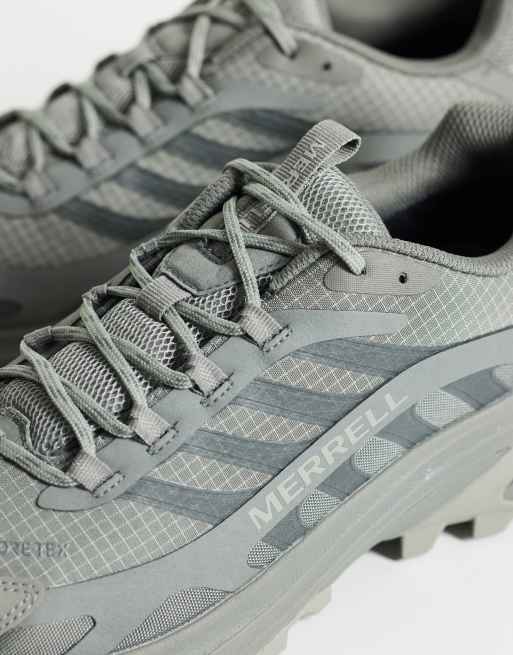 Merrell – Moab Speed 2 GTX – Szare buty sportowe, 4 z 5