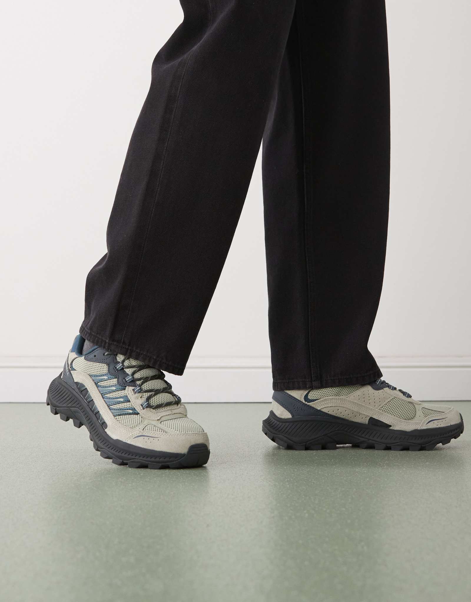 Кроссовки Merrell Speed Strike 2 trek в бежево-синем цвете