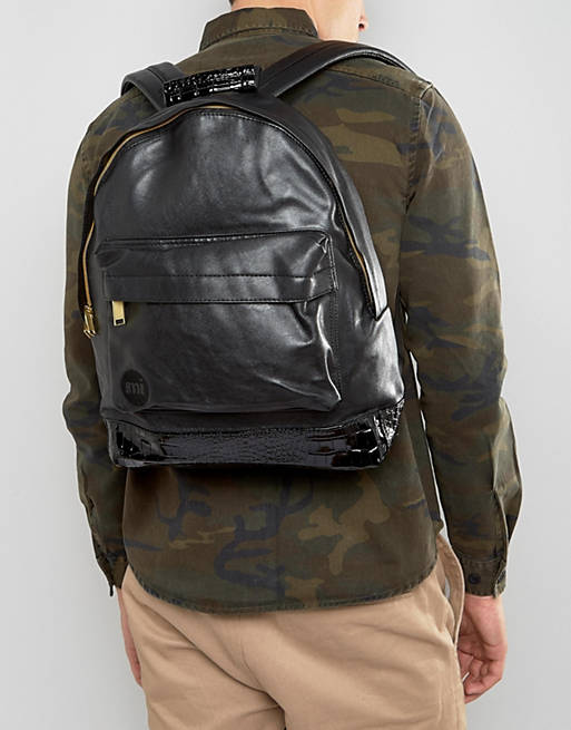 Mi-Pac Backpacks Prime One Size Black Croc