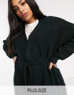 black belted cardigan