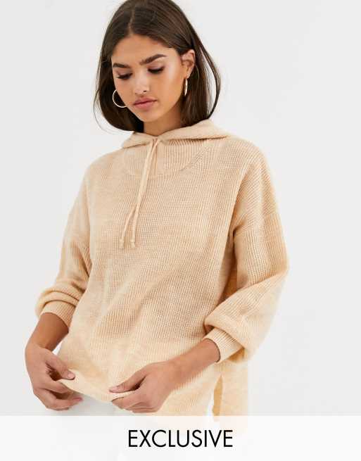 Lounge knitted online hoodie