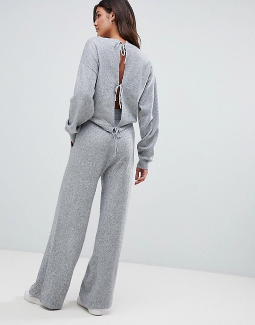 Micha Lounge Relaxed Jumpsuit With Cut Out Back Detail | ASOS