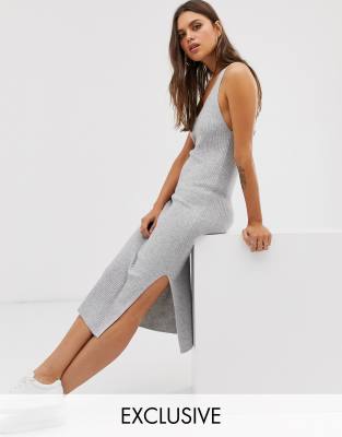 micha lounge wide strap cami midi dress