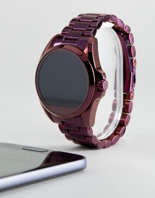 michael kors bradshaw smartwatch plum