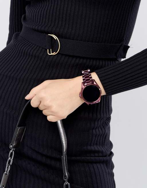 Mk smart watch clearance purple