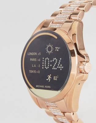 rose gold michael kors watch smartwatch