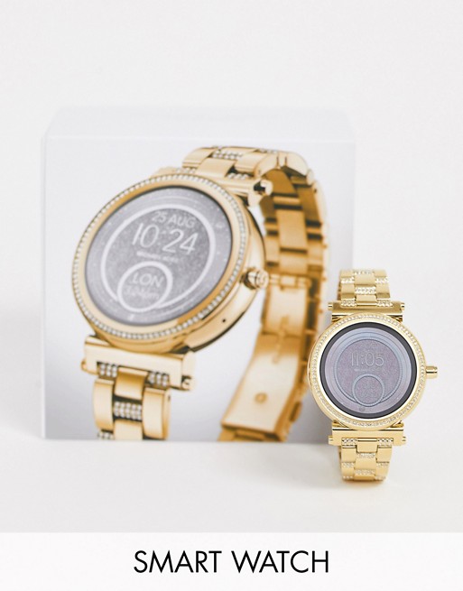 Michael Kors Access MKT5020 Sofie bracelet smart watch in gold