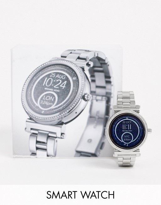 Michael Kors Access MKT5020 Sofie bracelet smart watch in silver