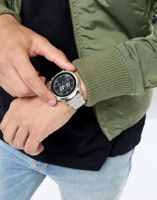 michael kors grayson silver smartwatch