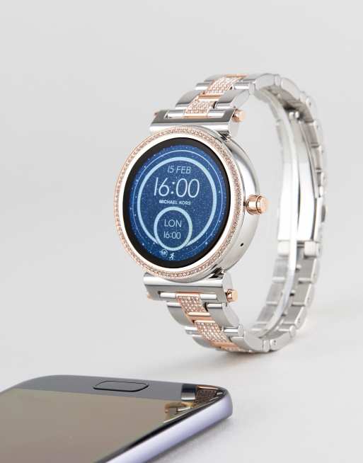 Michael kors access smartwatch on sale silver