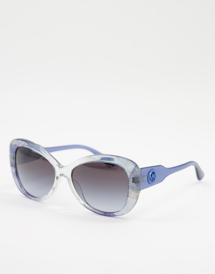 Michael Kors - Biker zonnebril in blauw