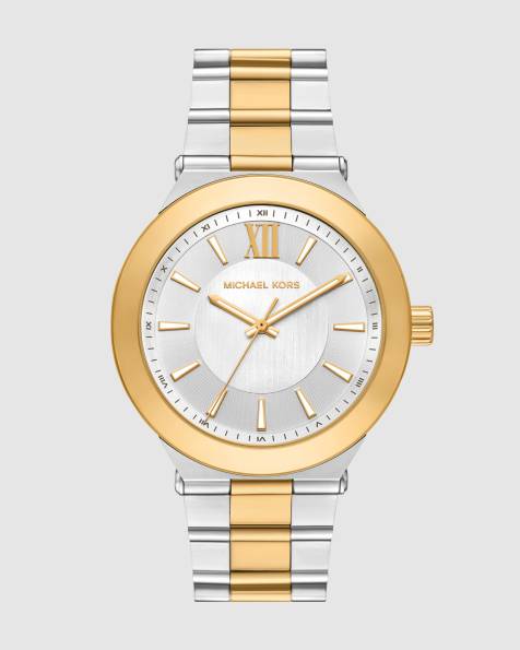 Michael Kors Billie Drei-Zeiger-Uhr aus zweifarbigem Edelstahl - view 1