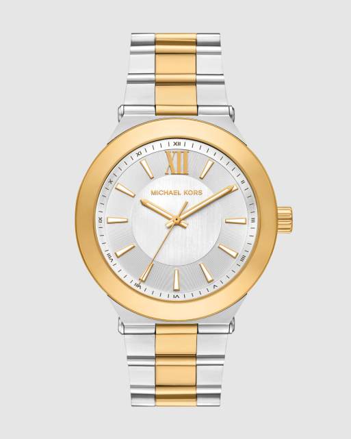 Michael Kors Billie montre en acier inoxydable bicolore à trois aiguilles, 1 de 3