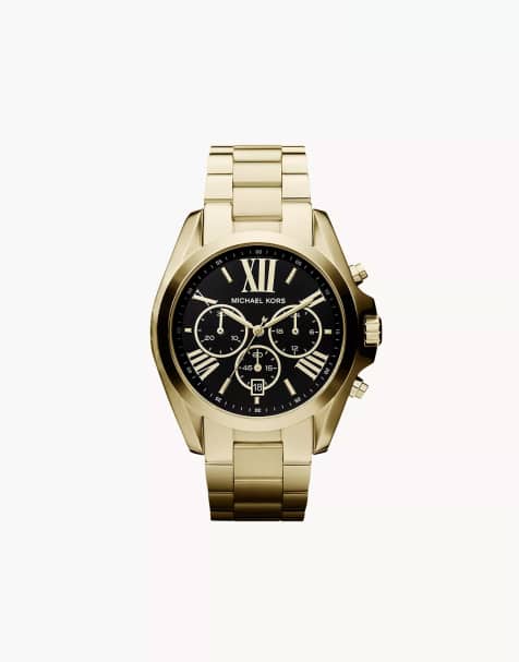 Michael Kors - Bradshaw - Montre en acier inoxydable à mouvement chronographe - Doré - view 1