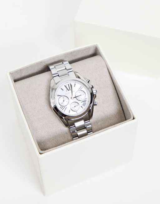 Michael Kors bradshaw watch in silver MK6174 | ASOS