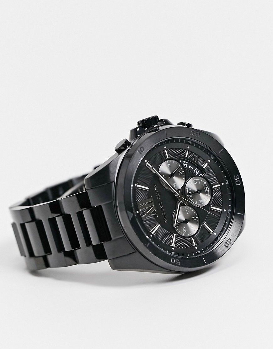 Michael Kors - Brecken - Herenhorloge met zwart armband MK8858