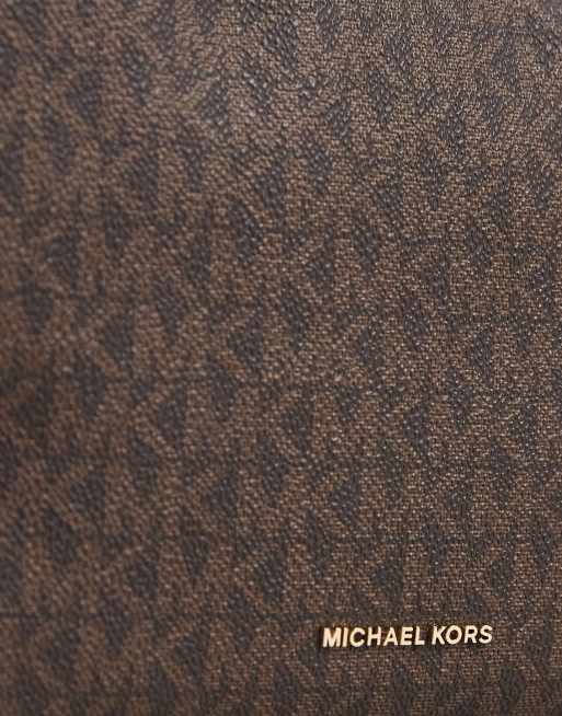 Michael Kors Bryant cross body bag in brown monogram print, 4 of 4
