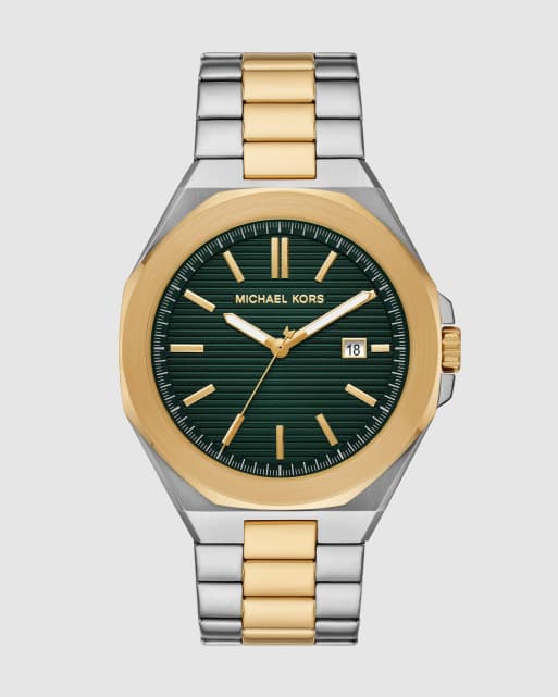 Michael Kors Callum montre à trois aiguilles avec date en acier inoxydable bicolore en 2 tons, 1 de 4